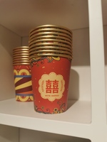 精包装成品纸杯，喜结良缘